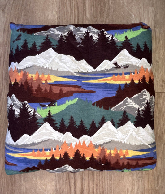 Square Eco Mat - Mountain Lake
